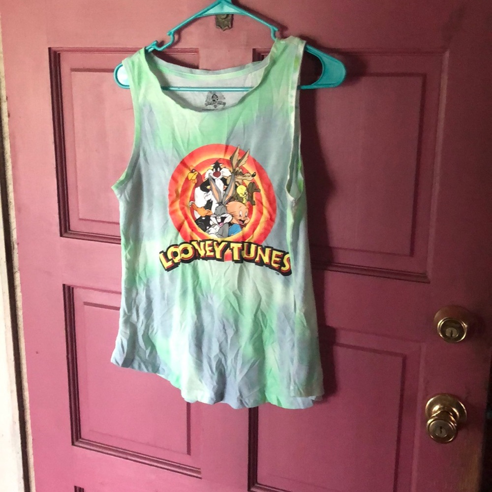 Sleeveless looney tunes shirt